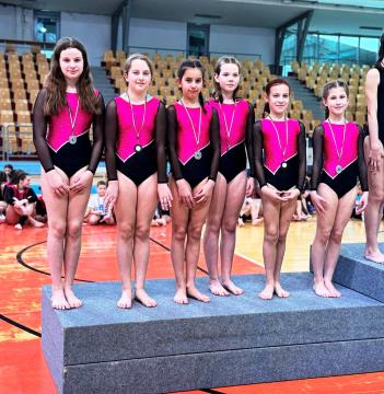 Tudi na 2. tekmi za pokal Slovenije gimnastičarke ŠD Partizan RAvne dosegle odlične rezultate (4)